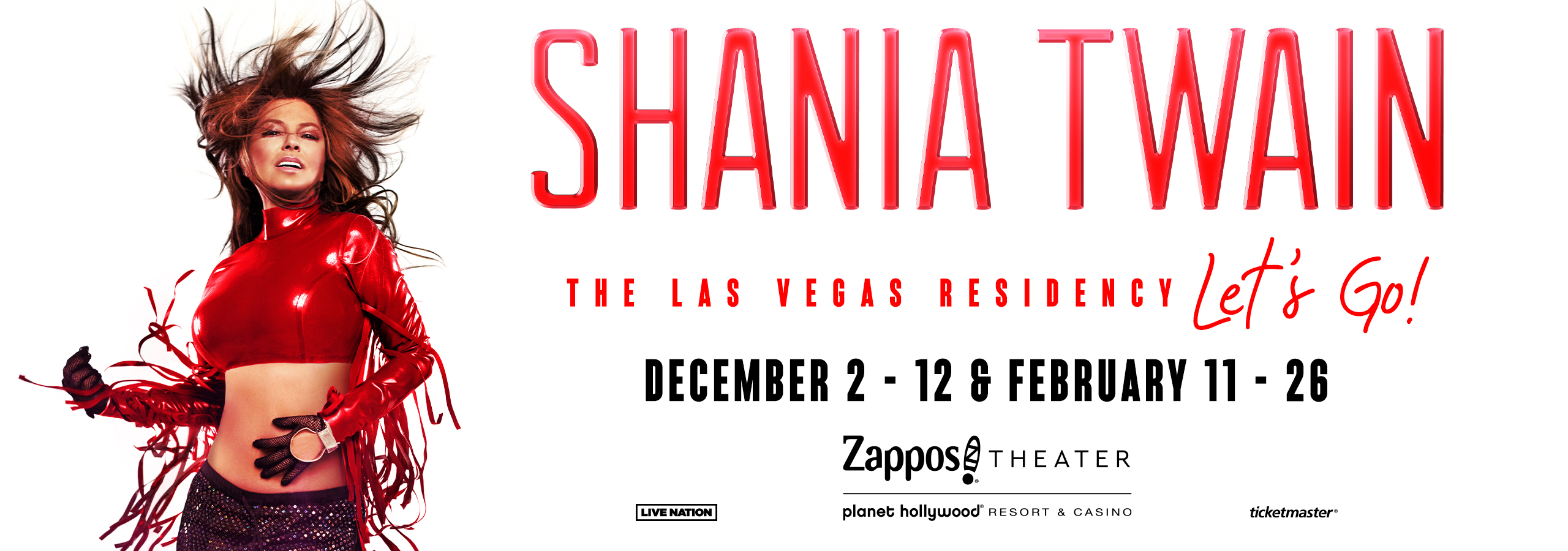 14 NEW SHOW DATES FOR SHANIA TWAIN “LET’S GO!” THE LAS VEGAS RESIDENCY ...